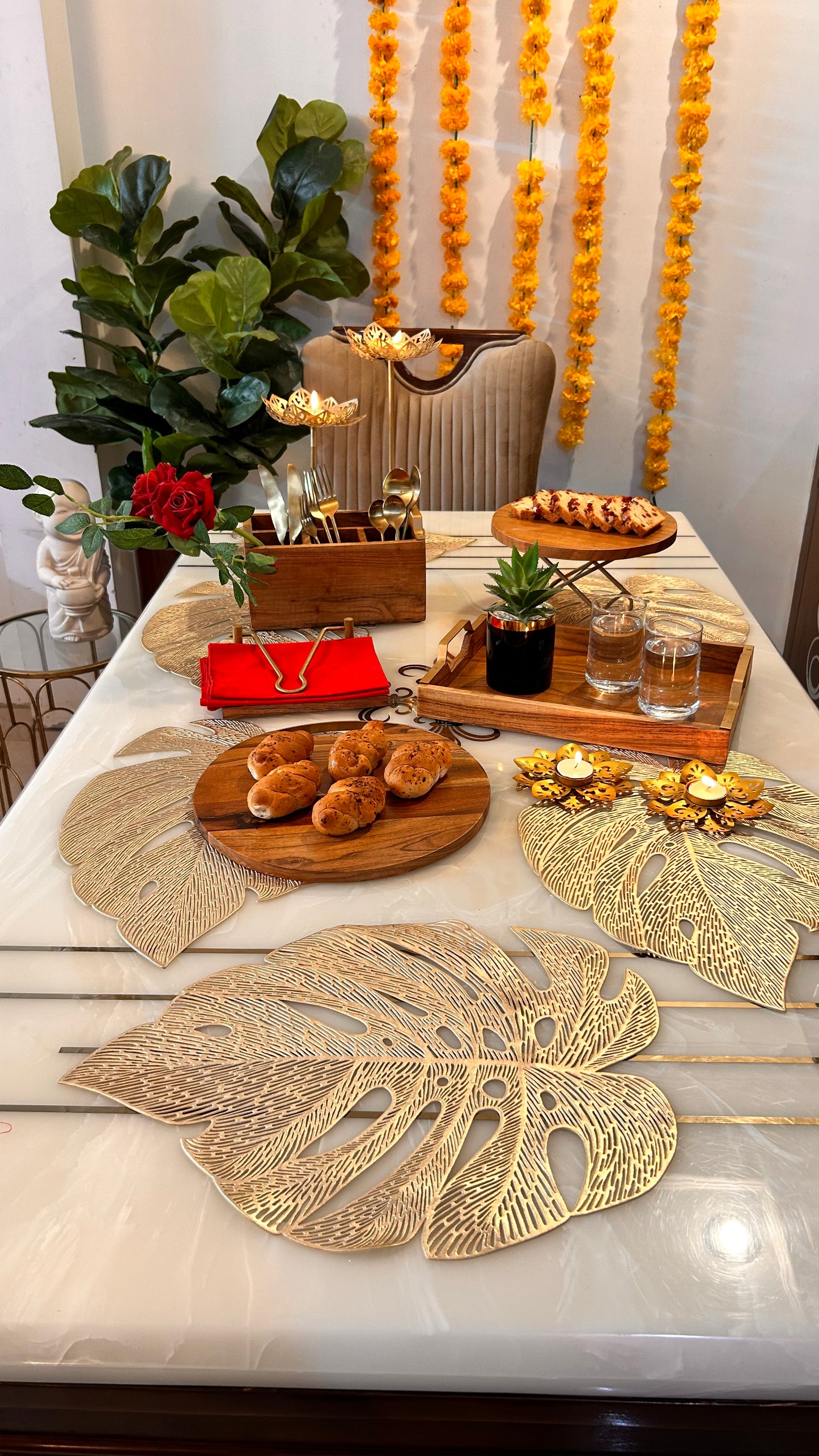 Adore Wooden Tableware set Adore and decor