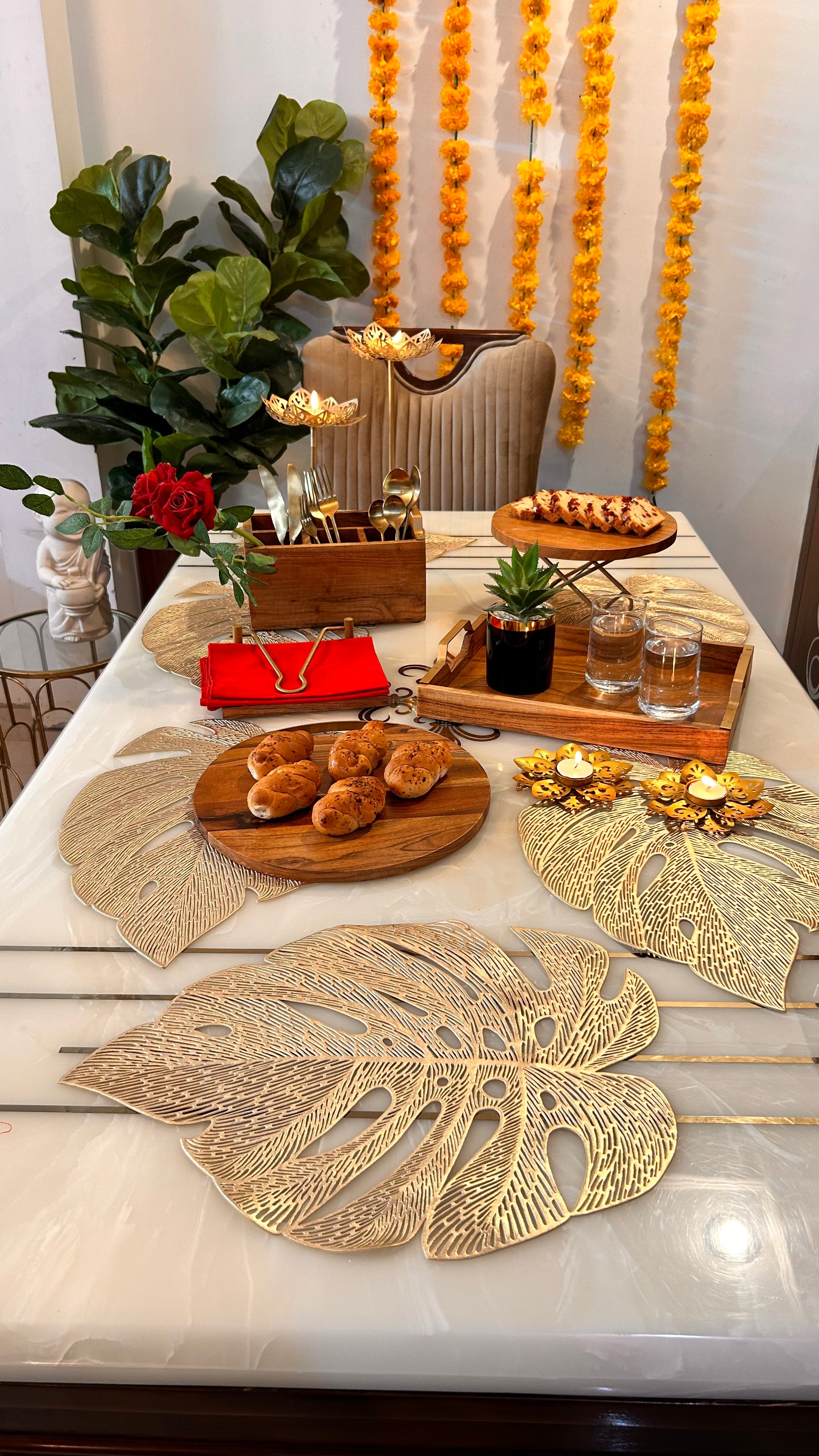 Adore Wooden Tableware set Adore and decor