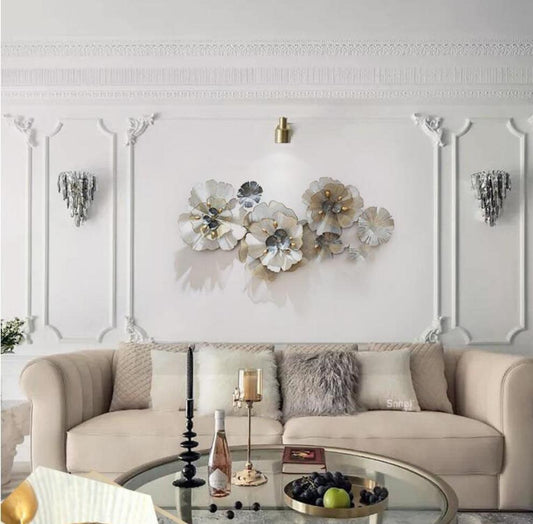 Adore 3D Stereo Wrought Iron Flower Wall Decoration - Adore & Décor