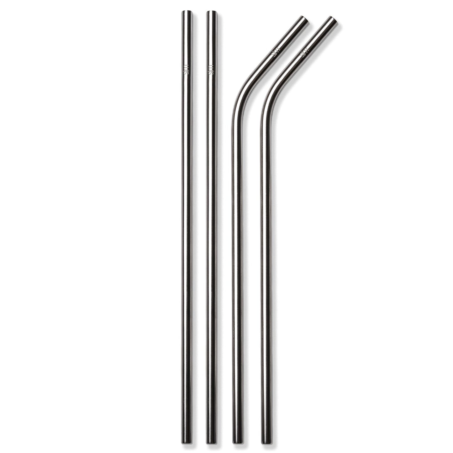 Adore 4pcs Stainless Steel Straw & 1pc Brush - Adore & Décor