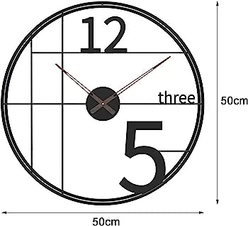 Adore Abstract lingo wall clock - Adore & Décor