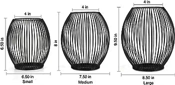 Adore Black strides candle holder - Adore & Décor