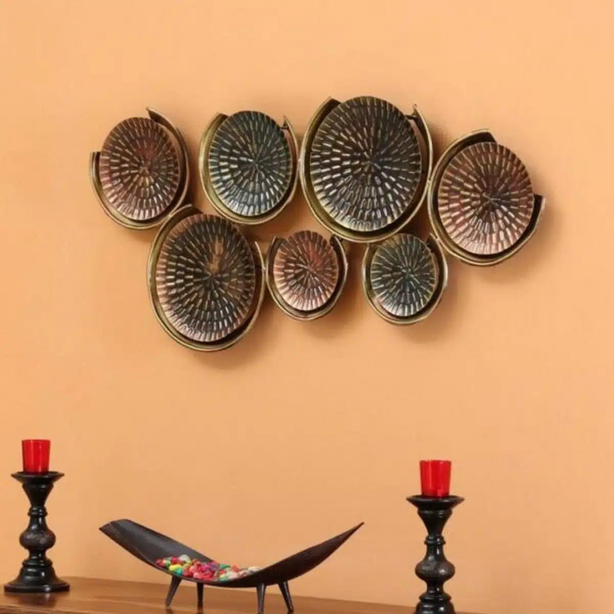 Adore Bronze metallic texture art - Adore & Décor
