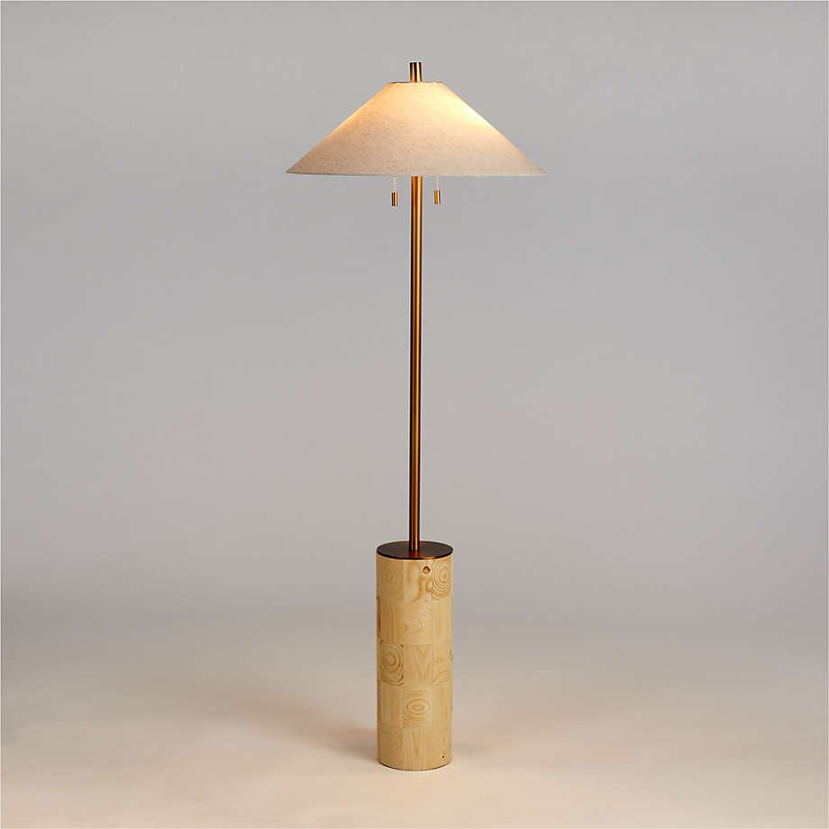 Adore Chestnut floor lamp - Adore & Décor