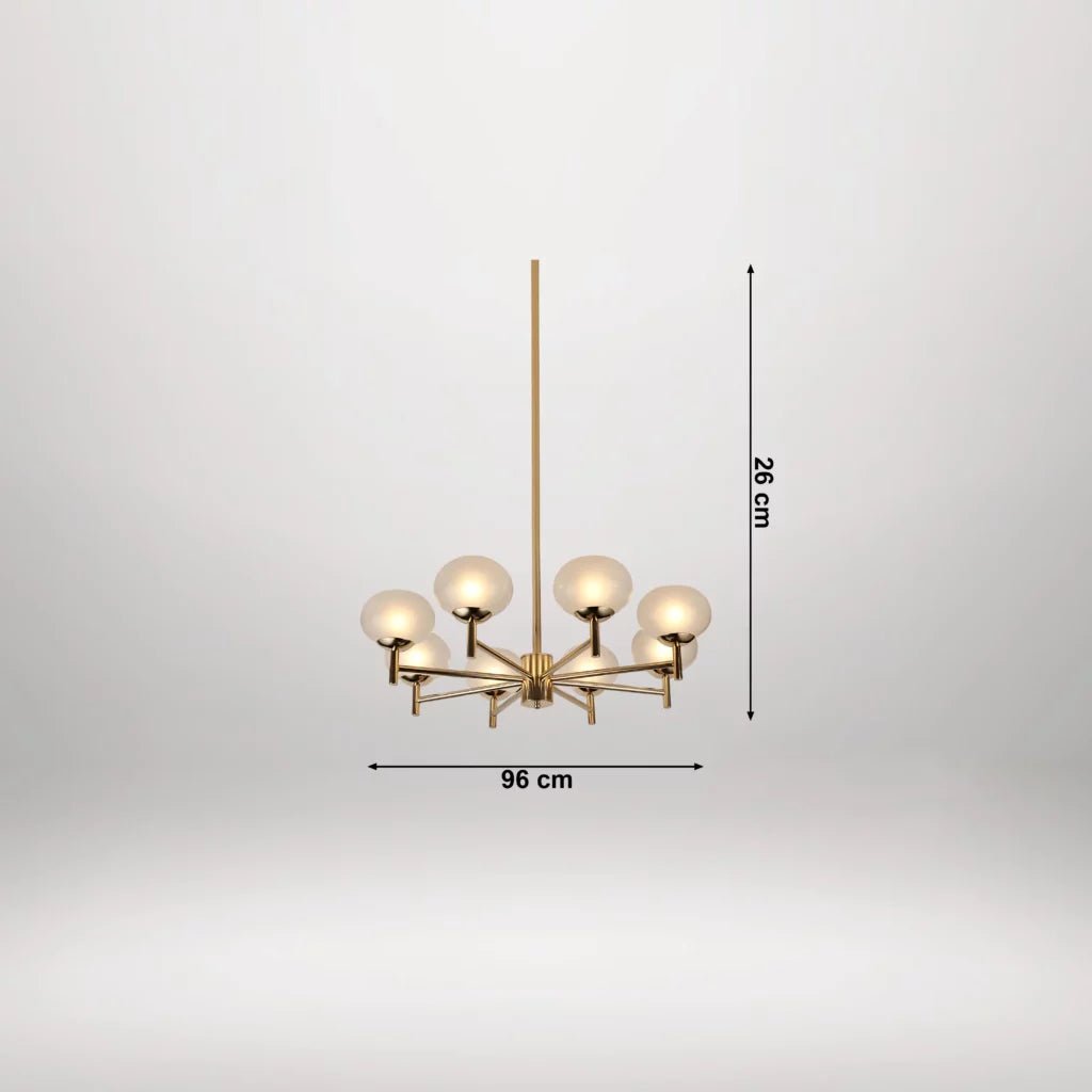 Adore creme crush chandelier - Adore & Décor