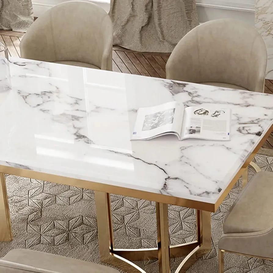 Adore Curve Base Dining Table - Adore & Décor