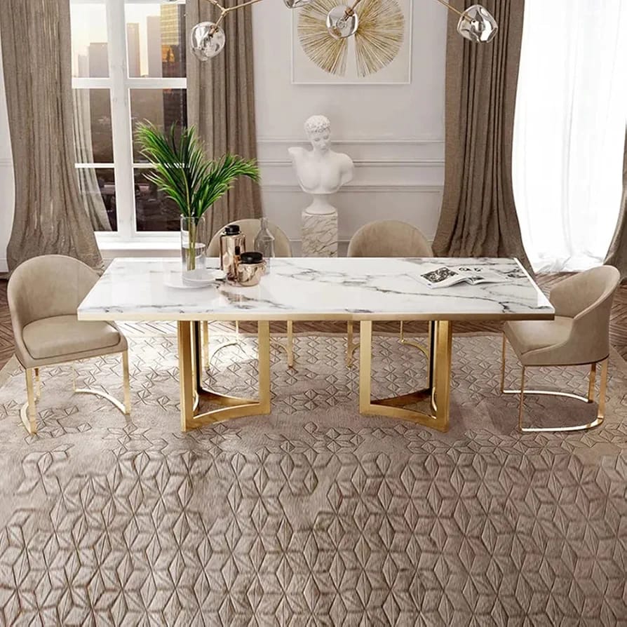 Adore Curve Base Dining Table - Adore & Décor