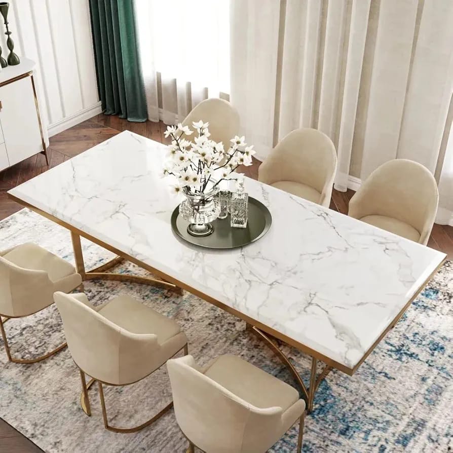 Adore Curve Base Dining Table - Adore & Décor