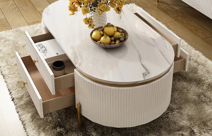Adore double drawer centre table - Adore & Décor