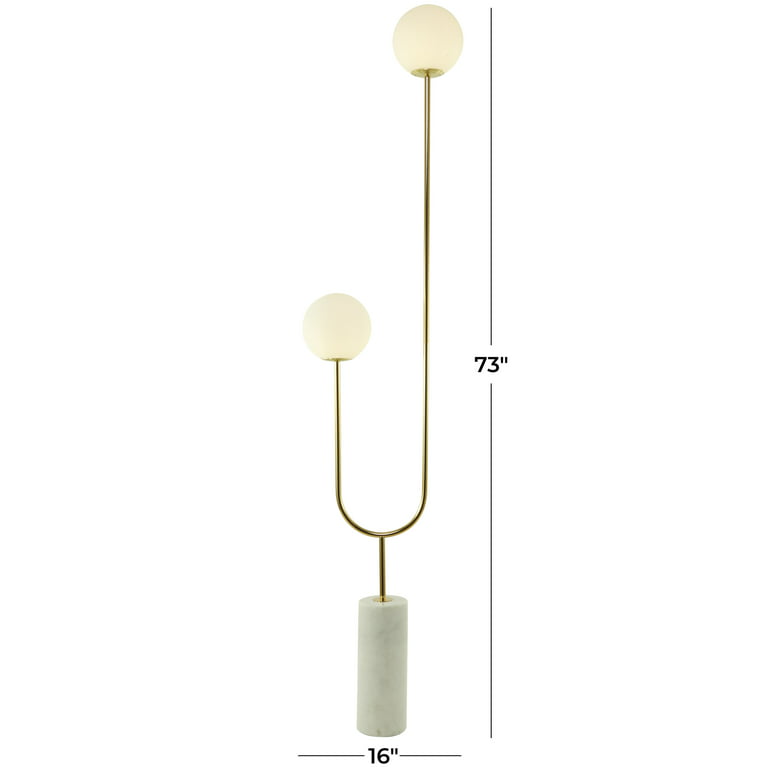 Adore Double moon on stand bar floor lamp - Adore & Décor