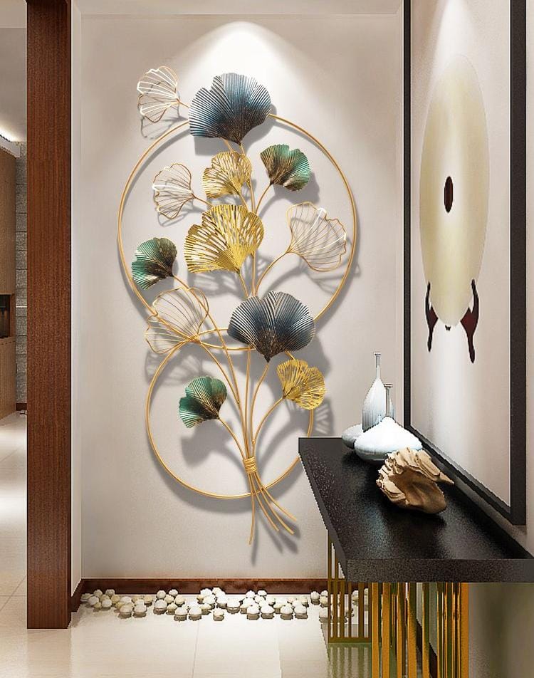 Adore Double Ring Ginkgo bukey wall hanging - Adore & Décor