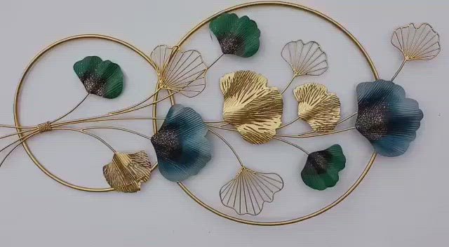 Adore Double Ring Ginkgo bukey wall hanging - Adore & Décor