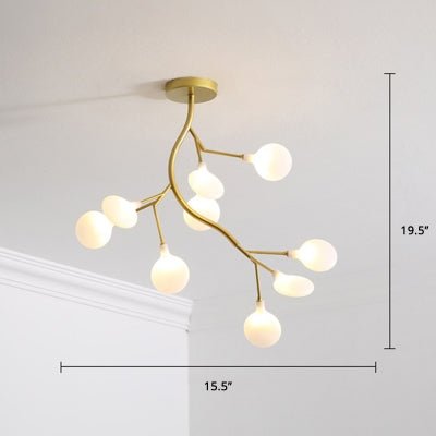 Adore fiddle petals chandelier - Adore & Décor