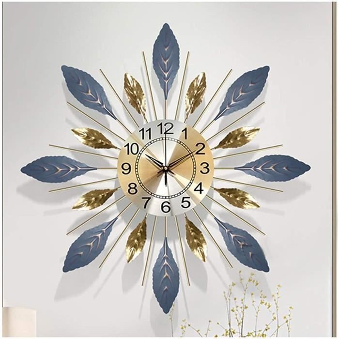 Adore Golden blues wall clock - Adore & Décor