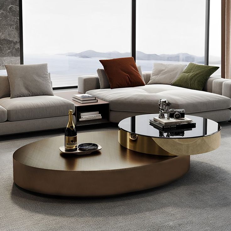 Adore golden revolving table - Adore & Décor