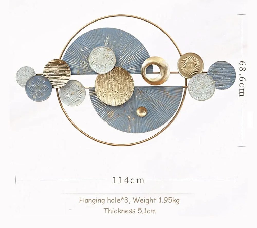Adore grey and blue wall art - Adore & Décor