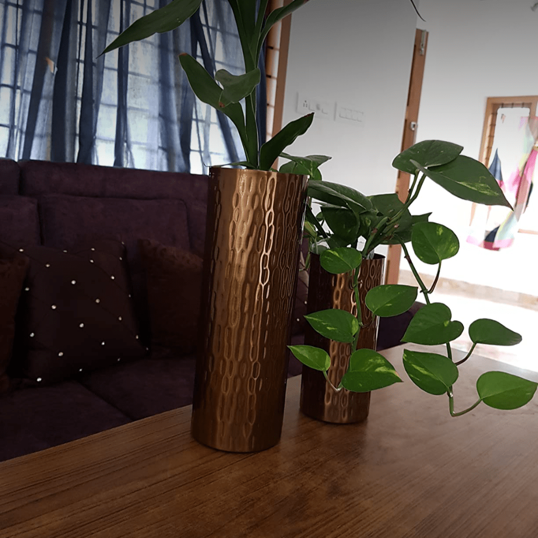 Adore hammered planters duo - Adore & Décor