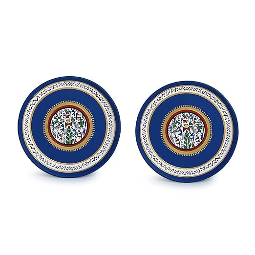 Adore Handpainted Terracotta Decorative Plates Hanging Wall Art - Adore & Décor