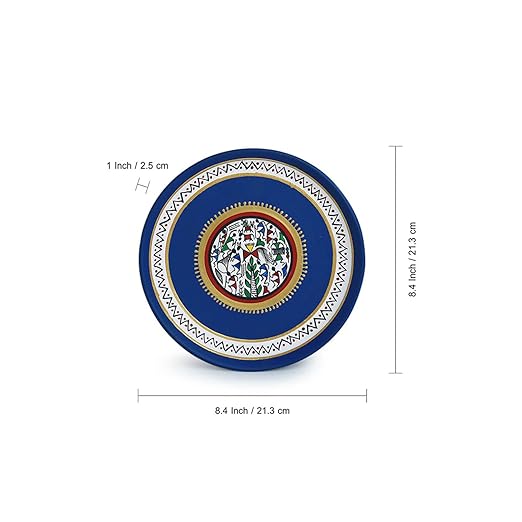Adore Handpainted Terracotta Decorative Plates Hanging Wall Art - Adore & Décor