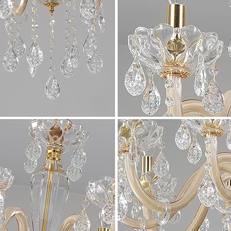Adore Italian Lit crystal chandelier - Adore & Décor