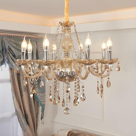 Adore Italian Lit crystal chandelier - Adore & Décor