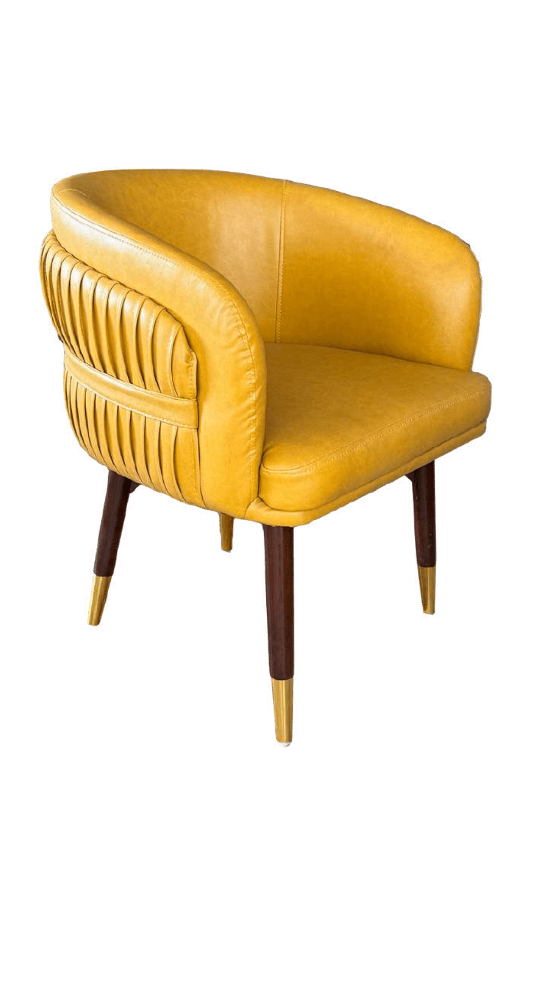 Adore mustard pleated seater - Adore & Décor
