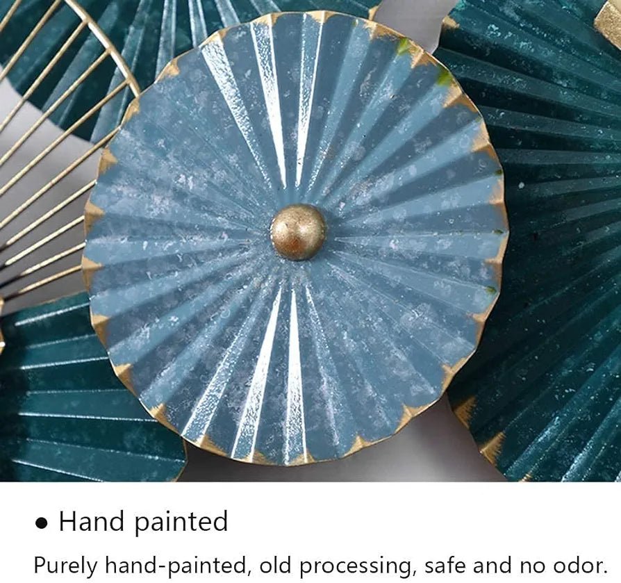 Adore Peasy blue wall art - Adore & Décor