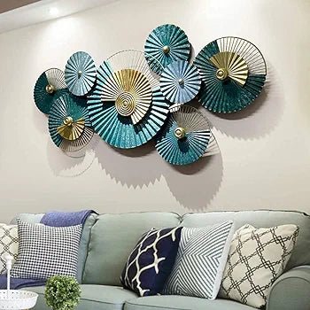Adore Peasy blue wall art - Adore & Décor