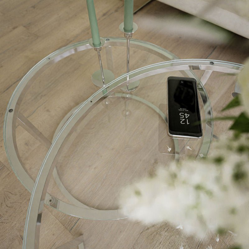 Adore Silver Sail coffee table set - Adore & Décor