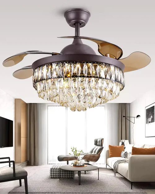 Adore slim crystal fandelier - Adore & Décor