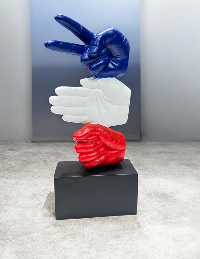 Adore stone paper scissors decor Adore & Décor