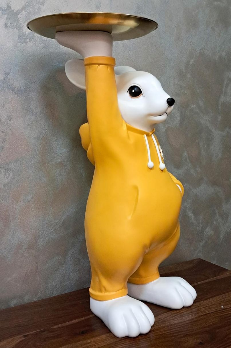 Adore hoodie boss bunny decor with SS tray Adore & Décor