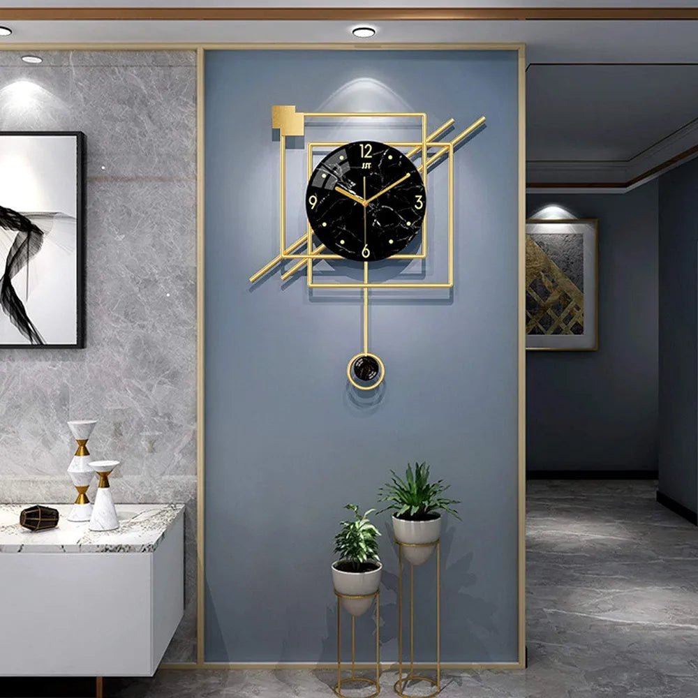Round square wall clock - Adore & Décor