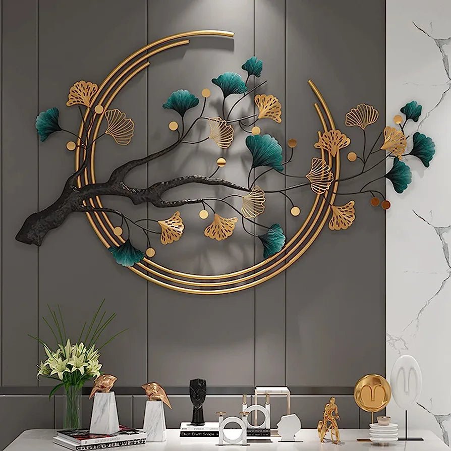 The gingko tree metal wall hanging - Adore & Décor