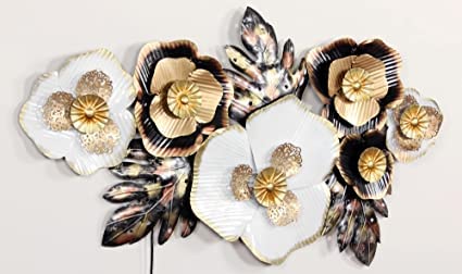 Wrought metallic wall art with LED - Adore & Décor