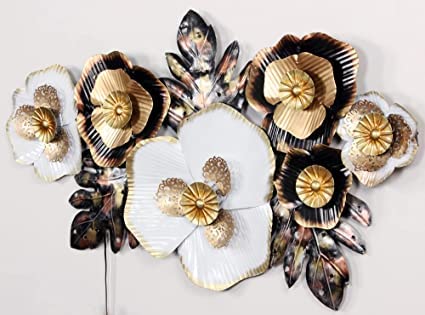 Wrought metallic wall art with LED - Adore & Décor