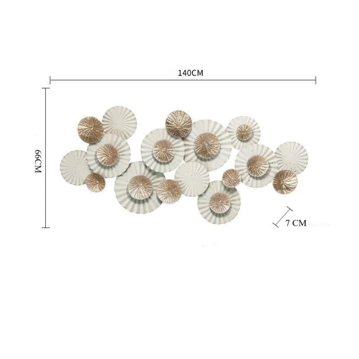 The white shell metal Wall Hanging