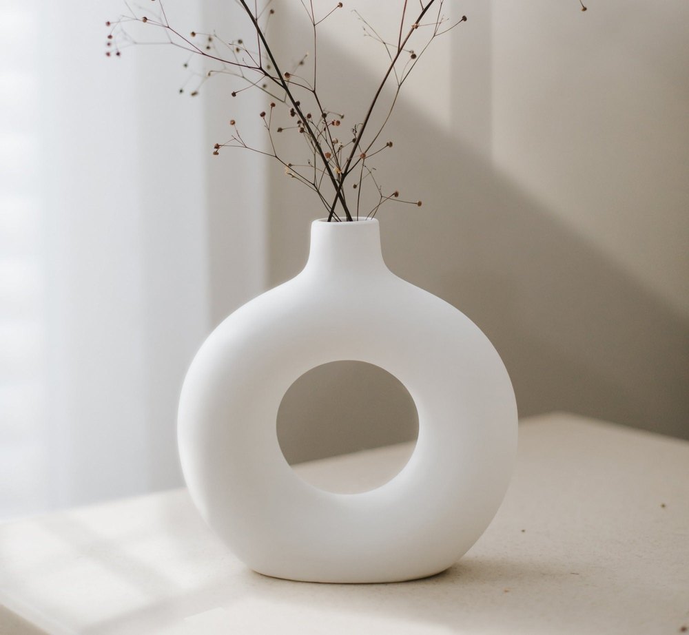 Round Donut vase