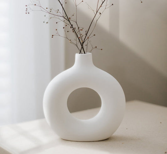 Round Donut vase