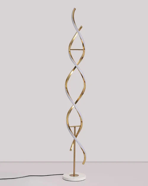 Adore upward spiral floor lamp