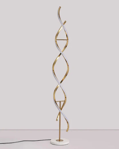 Adore upward spiral floor lamp