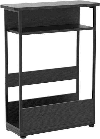 Adore Vintage Narrow Side Table with Storage Shelf