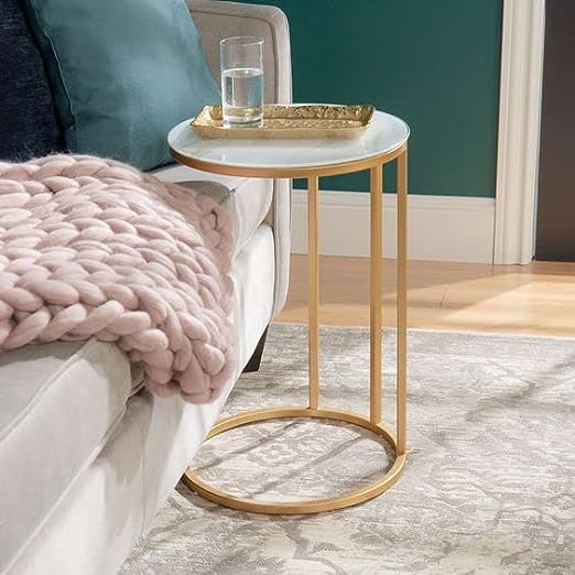 Adore Sturdy dude side table with marble top