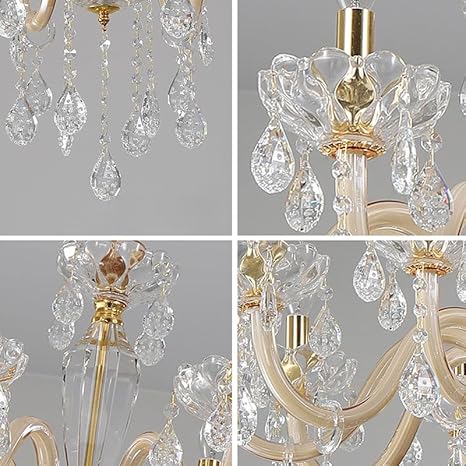 Adore Italian Lit crystal chandelier