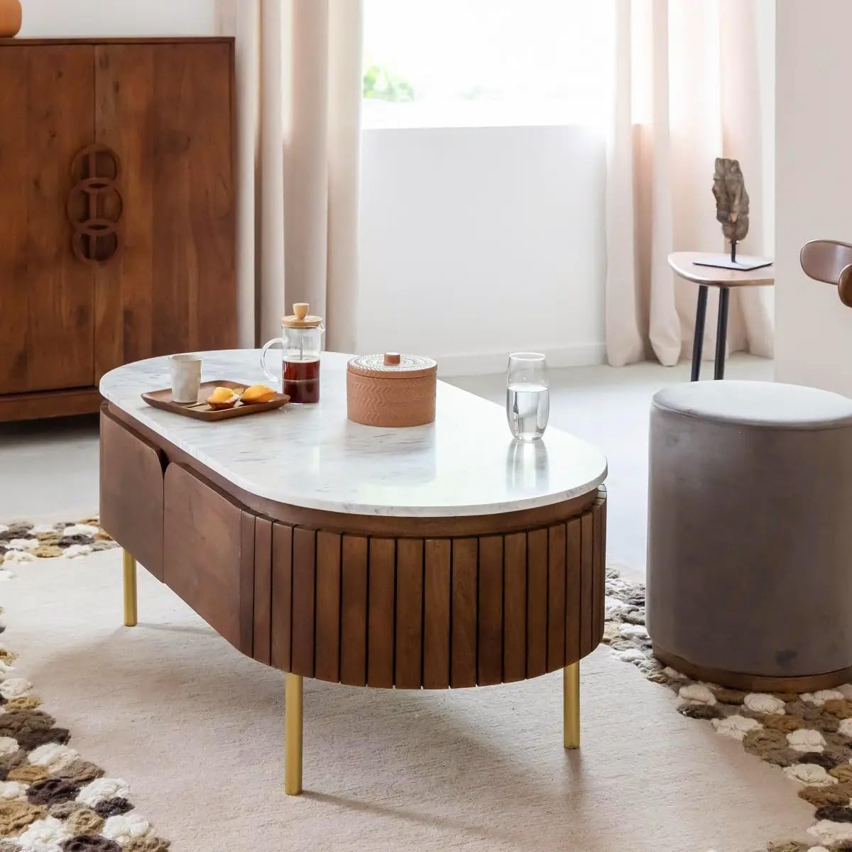 Adore Wooden walnut coffee table Adore & Décor