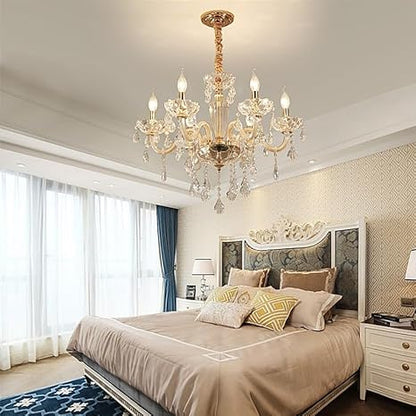 Adore Italian Lit crystal chandelier