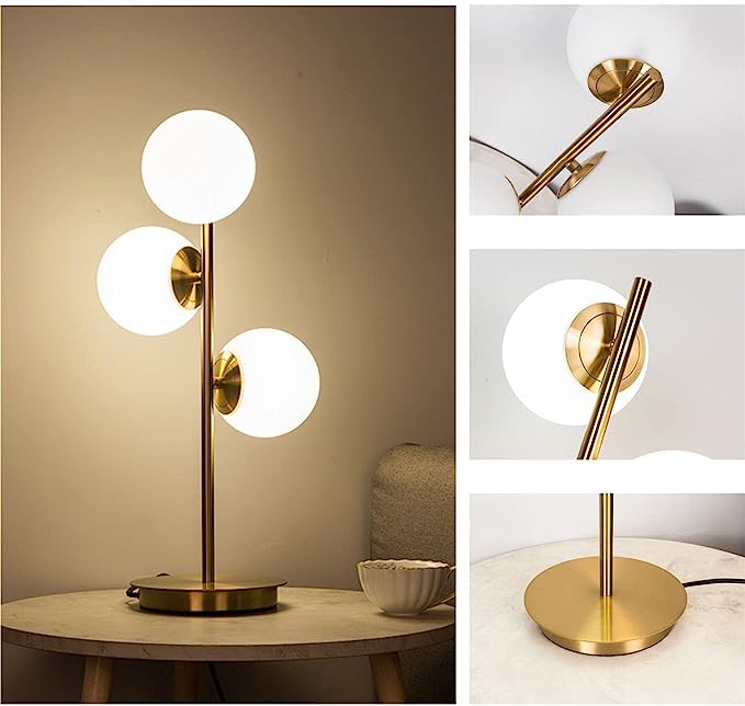 Triple Globe Shaped table Lamp