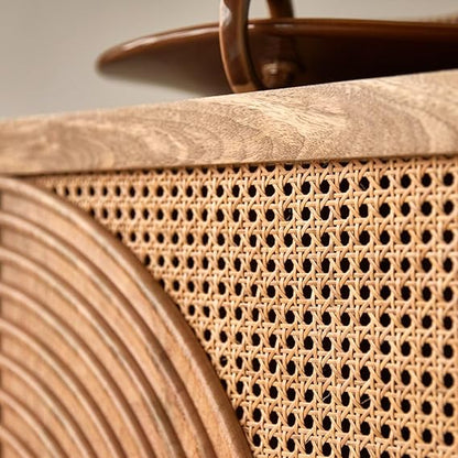 Adore Rattan freeze console table