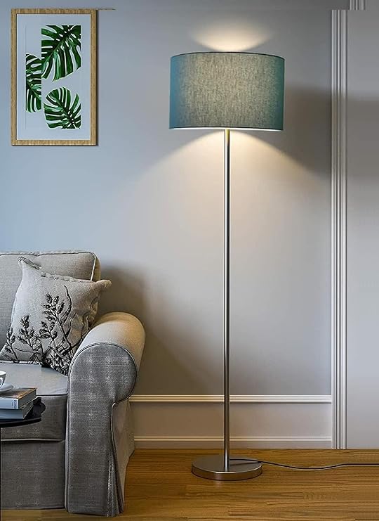 Adore Sturdy Velvet Sapphire floor lamp