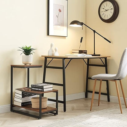 Adore G Shaped Narrow Slim Night Table